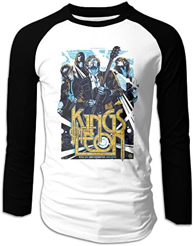 Kings Of Leon Black 90s Fashion Raglan Tee Shirt