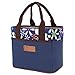 Muitifunction Cute Canvas Bento Lunch Bag for Picnic Travel Tote Lunch Bag with Rope Belt Stylish