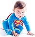 Warner Bros. Batman & Superman Baby Boys' Costume Coveralls with Cape