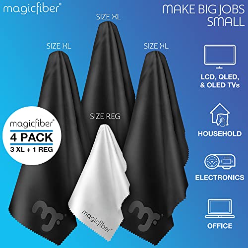 MagicFiber Extra Large Microfiber Cleaning Cloth Premium Cloth for TV