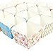 Cupcake Liners – 180-Piece Set of Mini Baking Cups, Paper Baking Liners, Disposable Cupcake Wrappers for Muffins, Desserts, Cakes, 7 Assorted Floral Designs - 2.36 x 2.36 x 1.96 inches