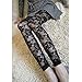Voglee New Sexy Lady Rose Floral Lace Tights Leggings Slim Pants (one size, Black)