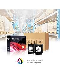 Cartuchos de tinta remanufacturados de repuesto para HP 61XL, Negro con azul