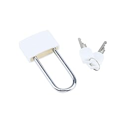Dnyta 2 Pcs Padlock and Key Set, ABS Padlock Body
