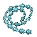 Monrocco 120 Pcs 18X15mm Turquoise Turtle Beads Charms Carved Spacer Beaads for Bracelets Jewelry Making