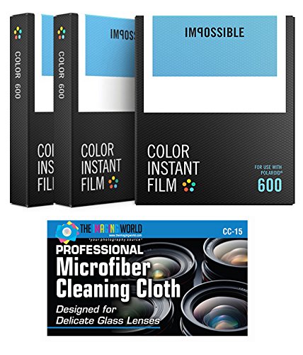 Impossible Prd4514 Color Film For Polaroid 600 Cameras Pack