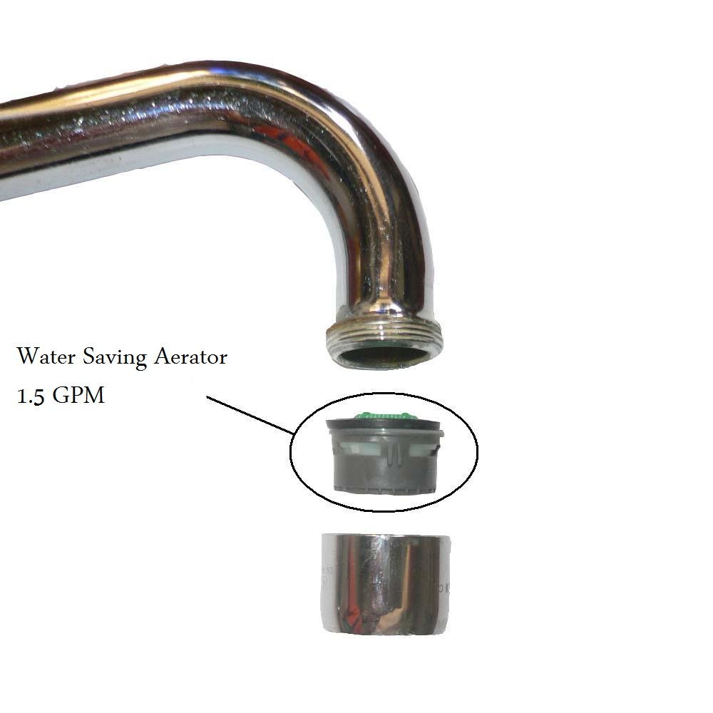 Air Force One Water Saving Aerator 1 5 Gpm Male Bathroom Kitchen