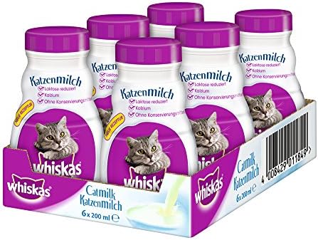 Whiskas Milch Katzenmilch 6x200ml Amazon De Haustier