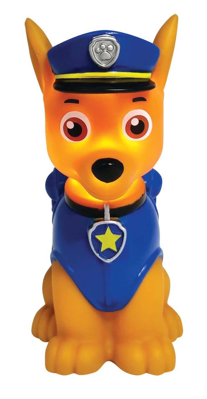 Lexibook PAW Patrol Helper on Four Paws Chase LED Night Light for Kids, Color Changing, Soft Light, Batteries, Plastic, Blue/Beige, NLJ001PA1, Multicolor, 13, Colour Change