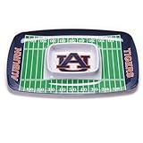 BSI NCAA Auburn Tigers Melamine Chip and Dip Tray
