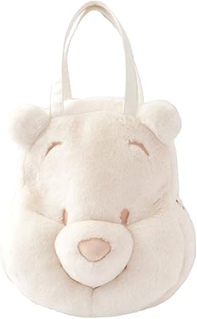 Amazon Co Jp くまの プーさん 立体 フェイス バッグ ホワイト トート ショルダー バッグ 鞄 ディズニー クリスマス リゾート 限定 グッズ お土産 Disney Y シューズ バッグ