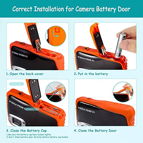 3 Waterproof+FLAGPOWER+Camcorder+Display+Digital
