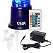 SensoryMoon Jellyfish Lamp Aquarium Mood Light w Large Cylinder Tank, 4 Fake Jelly Fish, and 20 LED Color Remote is Perfect Night Light, Desktop Art Decor, or Electric Lava Lamp for Kids