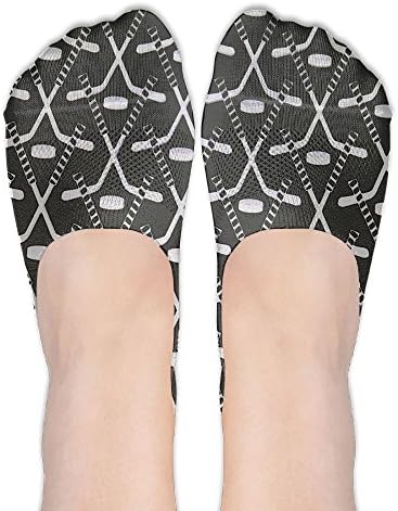 XYMNZGS Cute Womens Socks Ice Hockey No Show Socks Men Ankle Socks Running Socks For Walking