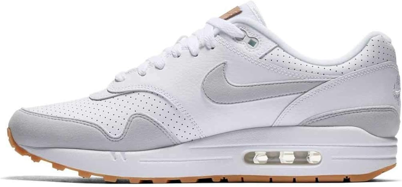 nike air max 1 white gum sole