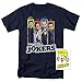 Popfunk Impractical Jokers TruTV Cast T Shirt & Stickers (X-Large) Navy