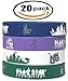 20 pcs FORTNITE Party Favors Wristband/Size Adult and Kids. (Fortnite, Kids)