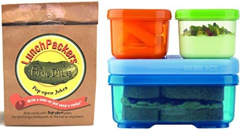 Rubbermaid Lunch Blox Kids Storage Containers with Lunch Box Notes Bundle