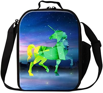 Generic Lunch Bags Cartoon Unicorn Print Kids Lunch Box School Lunch Holder Insulated Cooler Bag