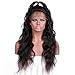 Eayon Hair Pre Plucked 360 Lace Frontal Wigs-Body Wave Full Frontal Lace Human Hair Wigs for Women Natural Hairline with Baby Hair Natural Color 150% Density 18inch