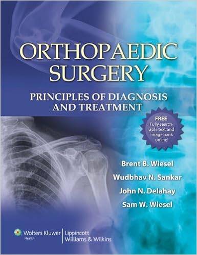 Orthopaedic Surgery Principles Of Diagnosis And Treatment 9780781797511 Medicine Health Science Books Amazon Com