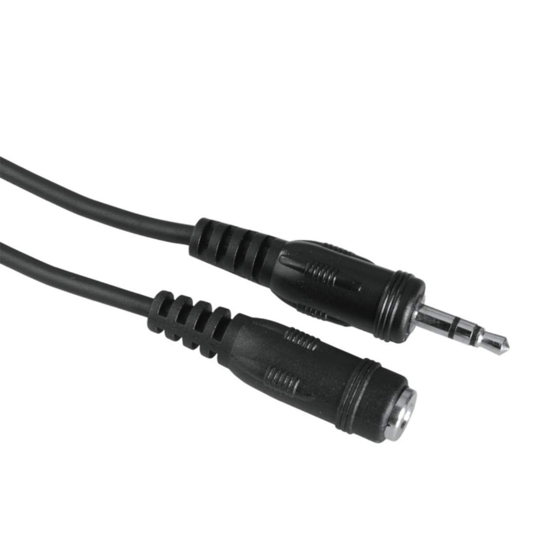 Hama, Audio Extension Cable, 3.5 mm Stereo Jack to 3.5 mm Stereo plug, 2.5 m
