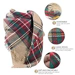 Blanket Scarf for Women, FollowYT Winter Plaid Blanket Scarf Oversized Cozy Tartan Scarf Wrap Shawl Scarves Blanket Scarf for Women, FollowYT Winter Plaid Blanket Scarf Oversized Cozy Tartan Scarf Wrap Shawl Scarves