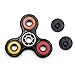 AyoGu Fidget Spinner Tri-Spinner High Speed Spin,Perfect For ADD ADHD Focus Toy Time Killer (Black & colorful)
