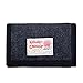 Rough Enough Travel Black Small Canvas Boys Kids Wallet for Boys with Zipper Coin Purse with ID window Women Credit Card Front Holder Front Pocket Wallet Cases Organizer for Sport School