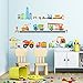 DECOWALL DS4-8012 Construction Site Kids Wall Stickers Wall Decals Peel and Stick Removable Wall Stickers for Kids Nursery Bedroom Living Room d?cor