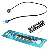 Bundle: Olight MCC Magnetic Charging Cable for Using in the Car, or with a Power Bank and Solar Charger Built for the Olight S1R, S2R, S10R III,S30R III ,H1R,H2R LED Flashlight