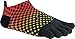 Injinji Run Lightweight No Show Xtralife HT Socks, Berry Spectrum, Medium