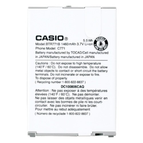 Standard Replacement Battery for Casio G'zOne Commando C771 BTR771B