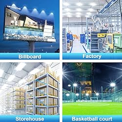 XINGHUANLIT 800W Stadium Lights, 400W LED Flood
