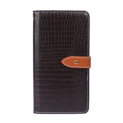 HTC U12 Life Case, HTC U12 Life Case,Leather Cover Premium PU Leather Wallet Snap Case Leather Cover Leather Cover Flip Case Replacement for HTC U12 Life Dark Brown