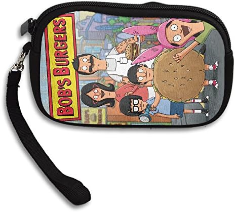 Bobs Burger Cartoon Cellphone Bag / Wristlet Handbag / Clutch Purse / Wallet Handbag With Wrist Band For Adults And Kids