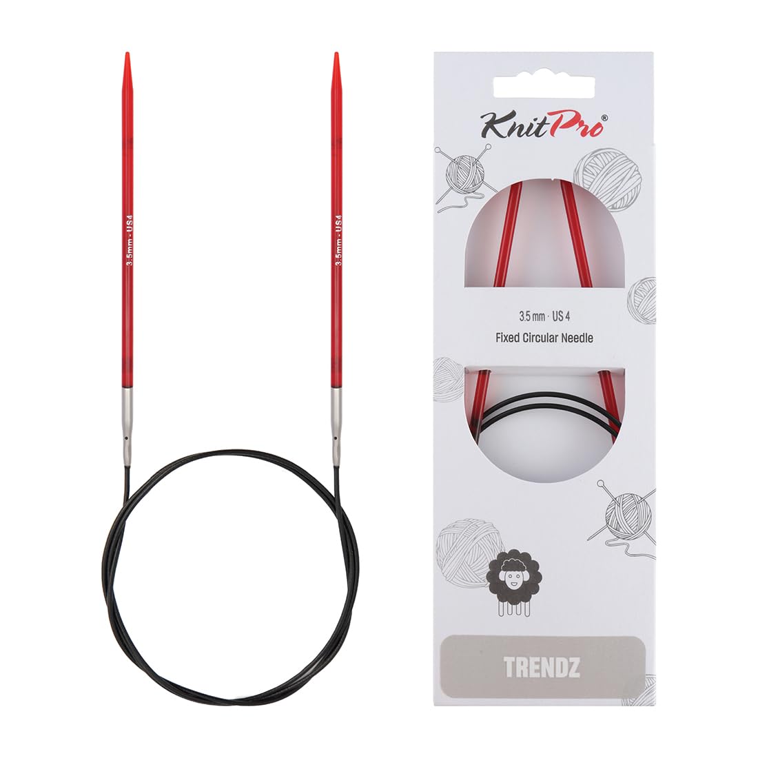 KnitPro Trendz Fixed Circular Needles 32" (80cm) | 3.50mm
