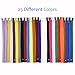 Shappy 9 Inch and 12 Inch Zippers Sewing 25 Colors Nylon Coil Colorful Zippers Bulk for Sewing Crafts, 100 Pieces
