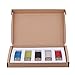 TOPESEL 5 Pack 8GB USB 2.0 Flash Drive Memory Stick Thumb Drives (5 Mixed Colors: Black Blue Green Red Silver)