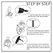 X-maker Bag Bungee Strap Luggage Suitcase Adjustable Belt Carry On Bungee for Travel （2 Packs）