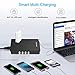Voltage Converter Travel Adapter Universal 1875W Step Down 220V to 110V Jiachan with 4 Smart USB Charging Ports Inner Cooling Design Without Any Noise(Black)
