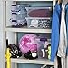 Sterilite 01648501 4-Shelf Unit with Light Platinum Shelves and Legs