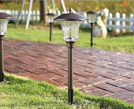 Quace Solar Pathway Lights Outdoor, Super Bright High Lumen Solar Powered LED Garden Lights for Lawn, Patio, Yard