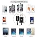 iPhone Cable SGIN,6FT Nylon Braided Cord Lightning Cable Certified to USB Charging Charger for iPhone 7,7 Plus,6S,6 Plus,SE,5S,5,iPad,iPod Nano 7 - Black White