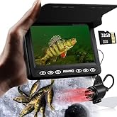[FishPRO® 2026 New] Underwater Fishing Camera 4.3''IPS- DVR w/ 32GB, 5,000mAh (NO Need Learn) Ice Fishing Camera Underwater, 
