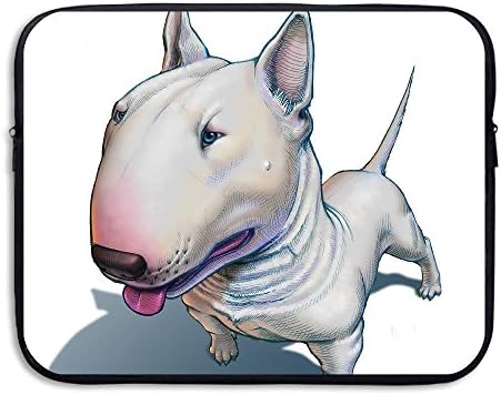 Business Briefcase Sleeve Cute Bull Terrier Photos Laptop Sleeve Case Cover Handbag For 13 Inch Macbook Pro/Macbook Air/Asus/Dell/Lenovo/Hp/Samsung/Sony/Women &amp; Men