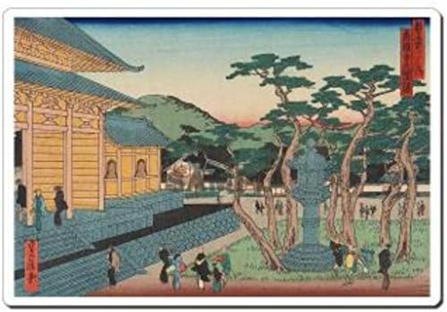 The Japanese Ukiyoe Mousepad 13003 Hasegawa Sadanobu - City sight to see of in Nanzen-ji big Garden lanternlight