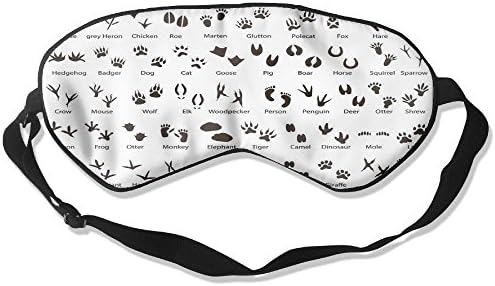 Bird Footprint Set Pure Silk Sleep Mask Reusable Cold Improves Sleep Edema Eye Tiredness