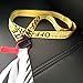 Off White industrial belt for dress yellow red white black golden belt for women and men (Golden)