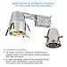 TORCHSTAR 4 Inch Remodel Recessed Lighting Housing, UL Listed, Air Tight IC Can Housing, TP24 Connector Included for LED Recessed Downlight Retrofit Kit, Pack of 6